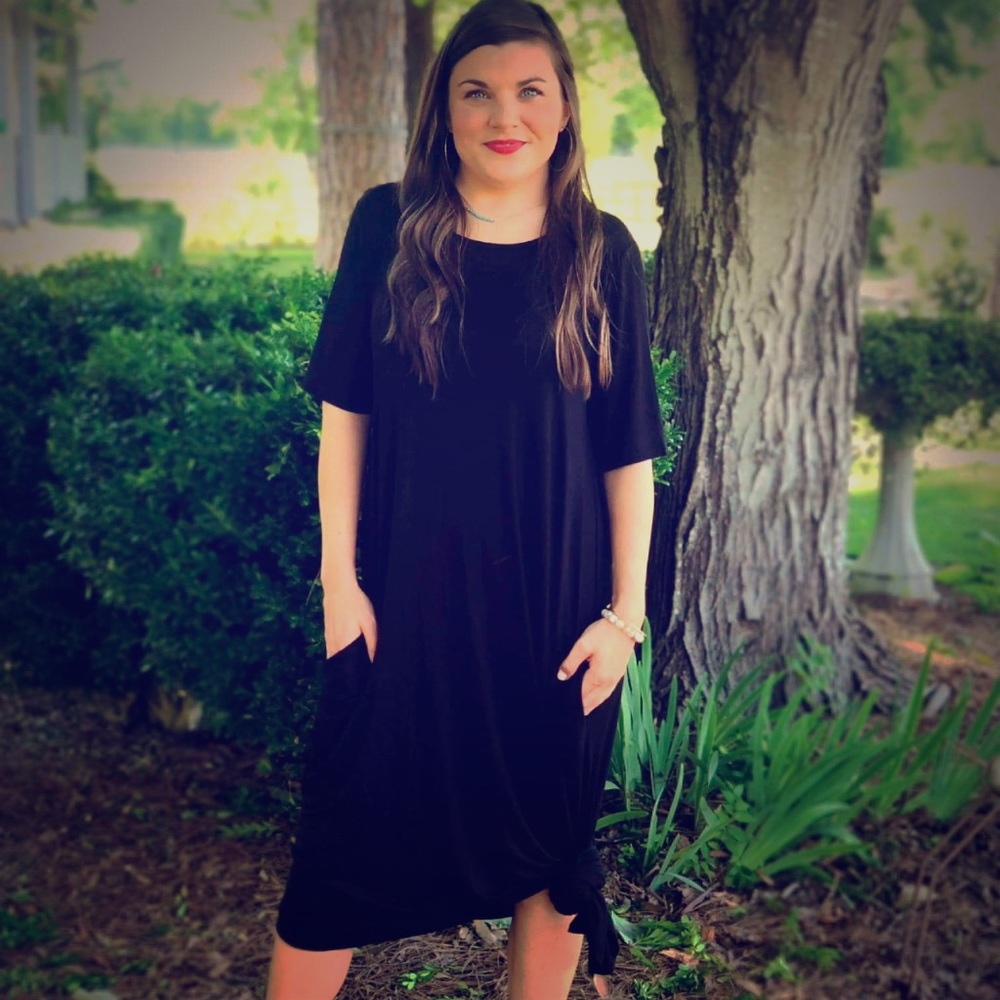 Black Hi/Low Dress - Picture 1 of 1